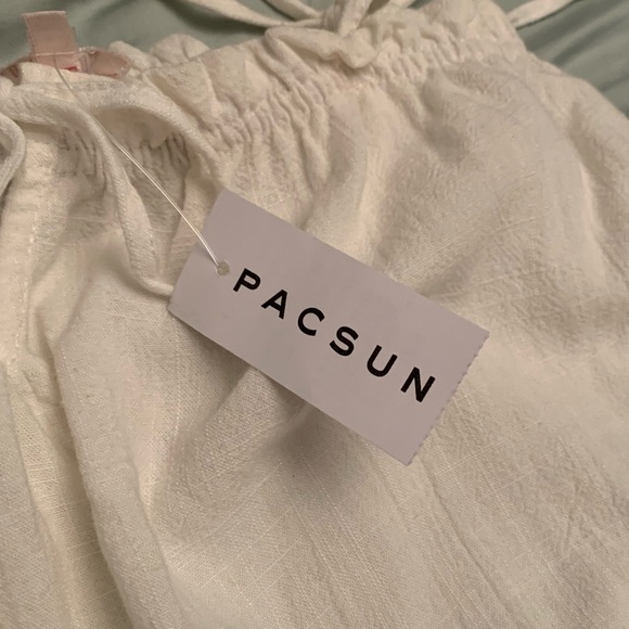 Pacsun ivory summer dress - Picture 3 of 4